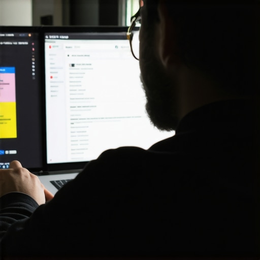 Marketing professional reviewing Tucson local SEO schema markup on a laptop.