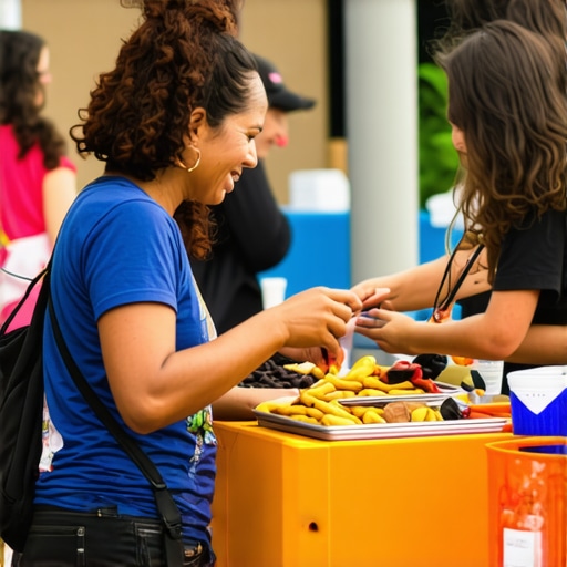 People participating in a local Tucson event, showcasing community involvement