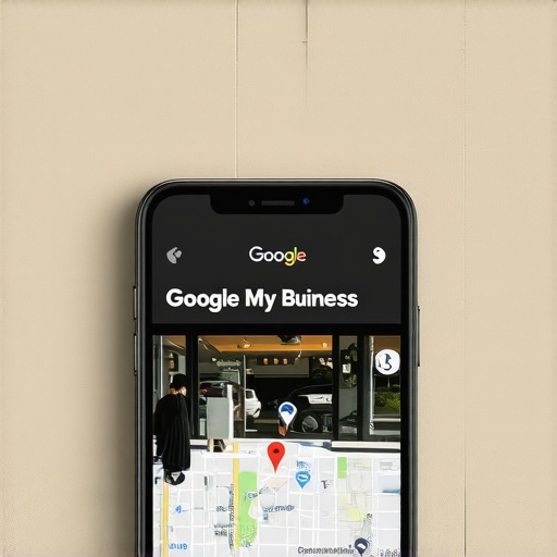 Tucson Local Business SEO in Action Tucson storefront with GMB profile on phone screen