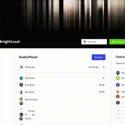 BrightLocal interface displaying Tucson local search rankings and review metrics