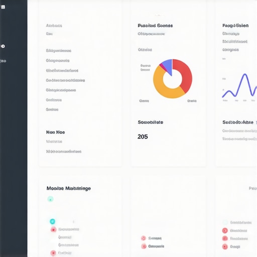 Dashboard showing analytics and scheduling for GMB profile management.