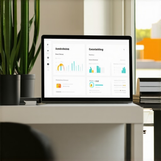 Screenshot of local SEO tools dashboard on a computer in Tucson