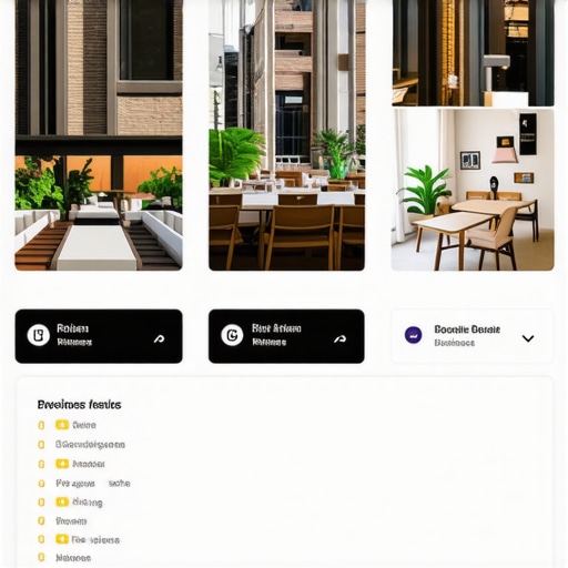 Screenshot of a Google My Business profile showing reviews, photos, and business info.