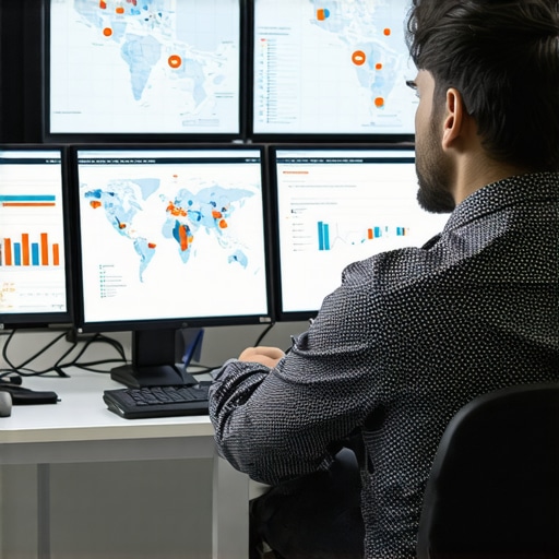 Person working on local SEO analytics for Tucson business